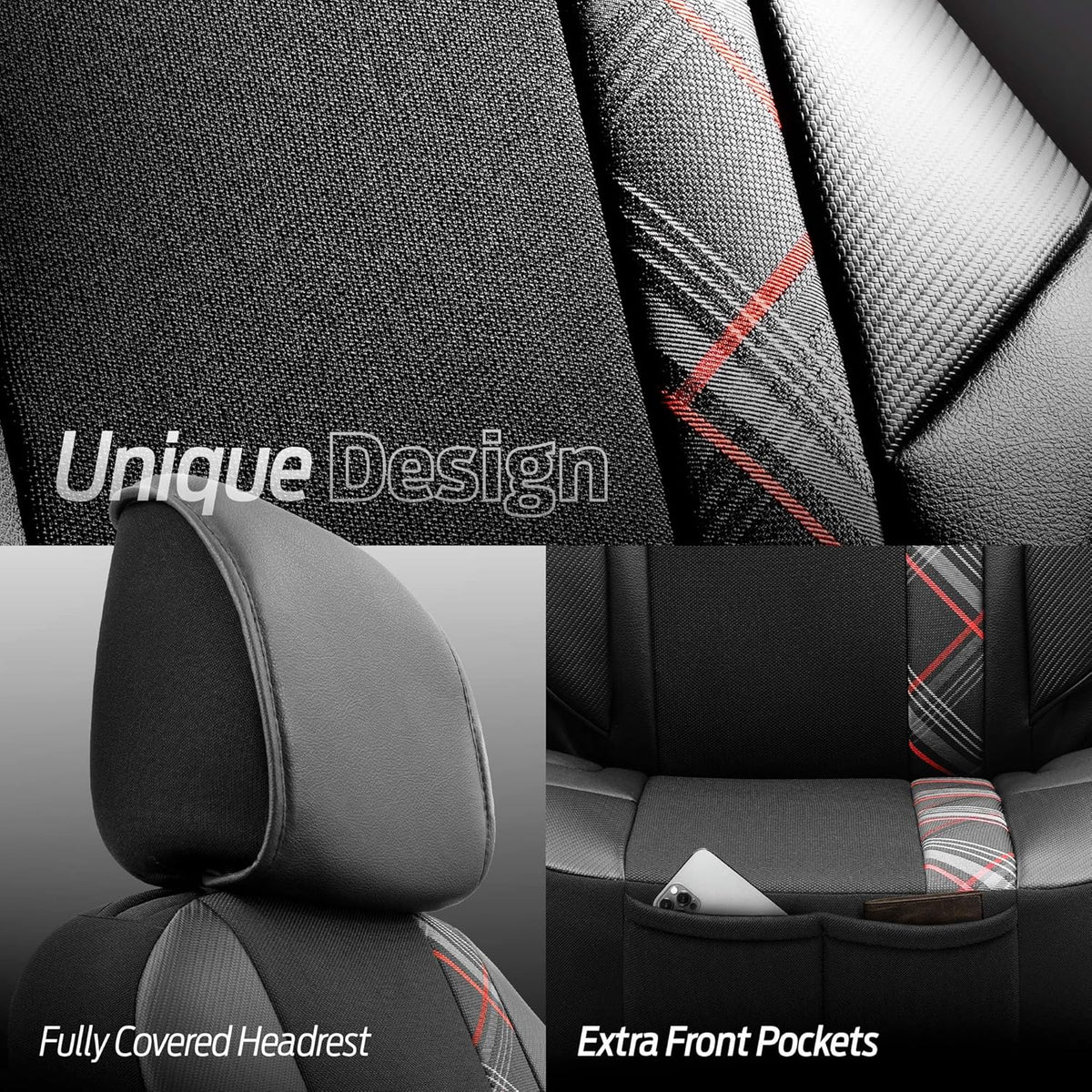 Horizon Design (Black-Red)